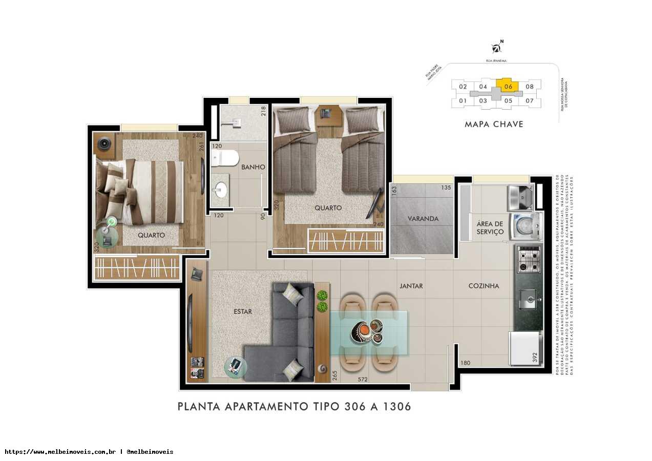 Apartamento, 2 quartos - Foto 41