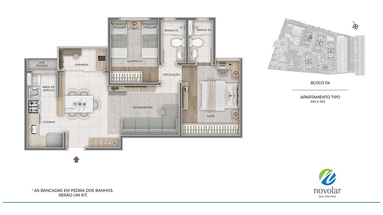 Apartamento, 2 quartos - Foto 35