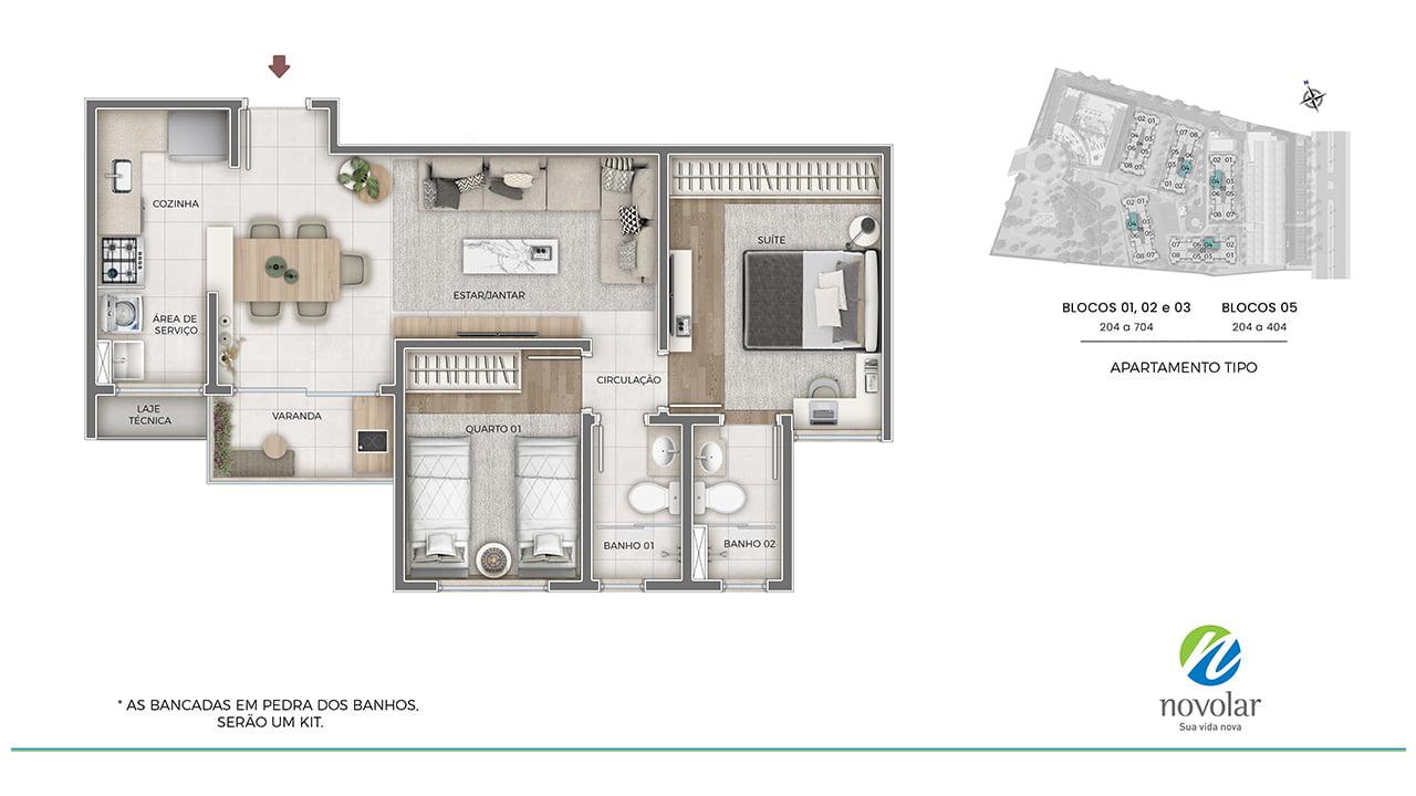 Apartamento, 2 quartos - Foto 34