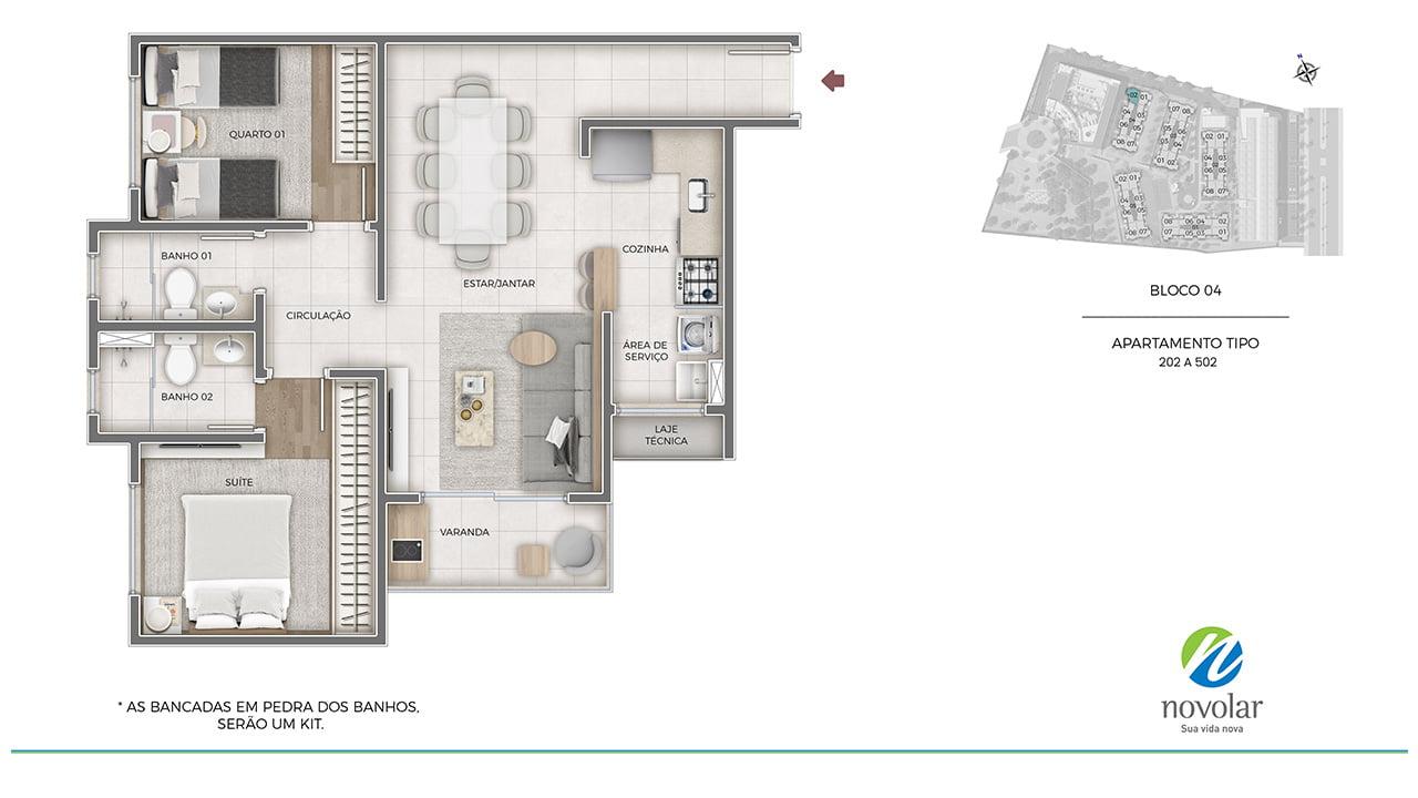 Apartamento, 2 quartos - Foto 36