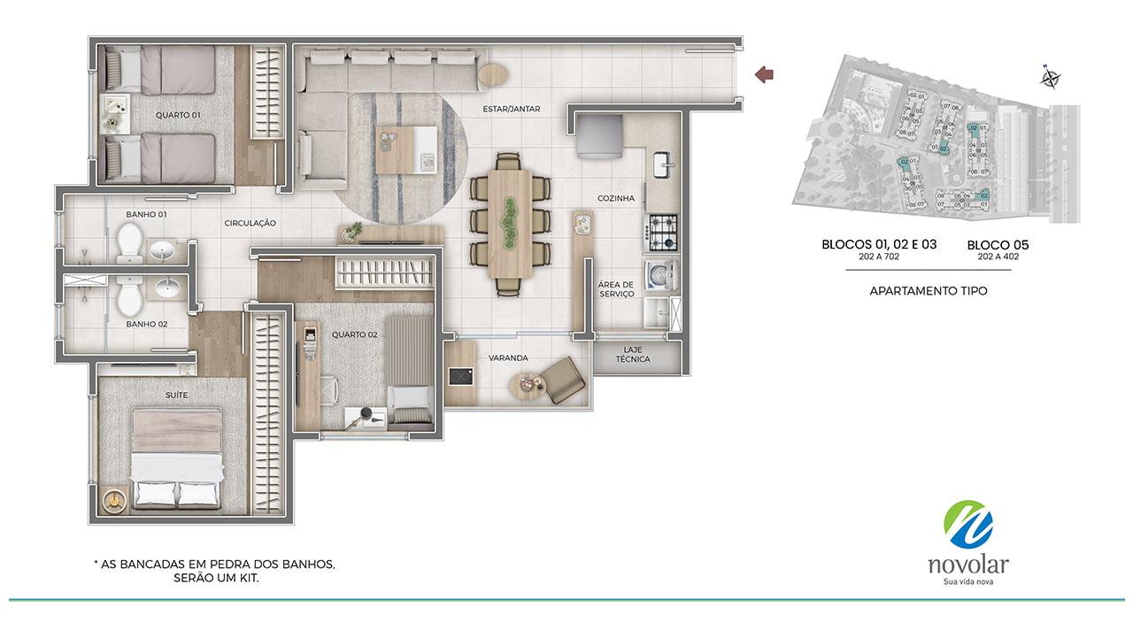 Apartamento, 2 quartos - Foto 37