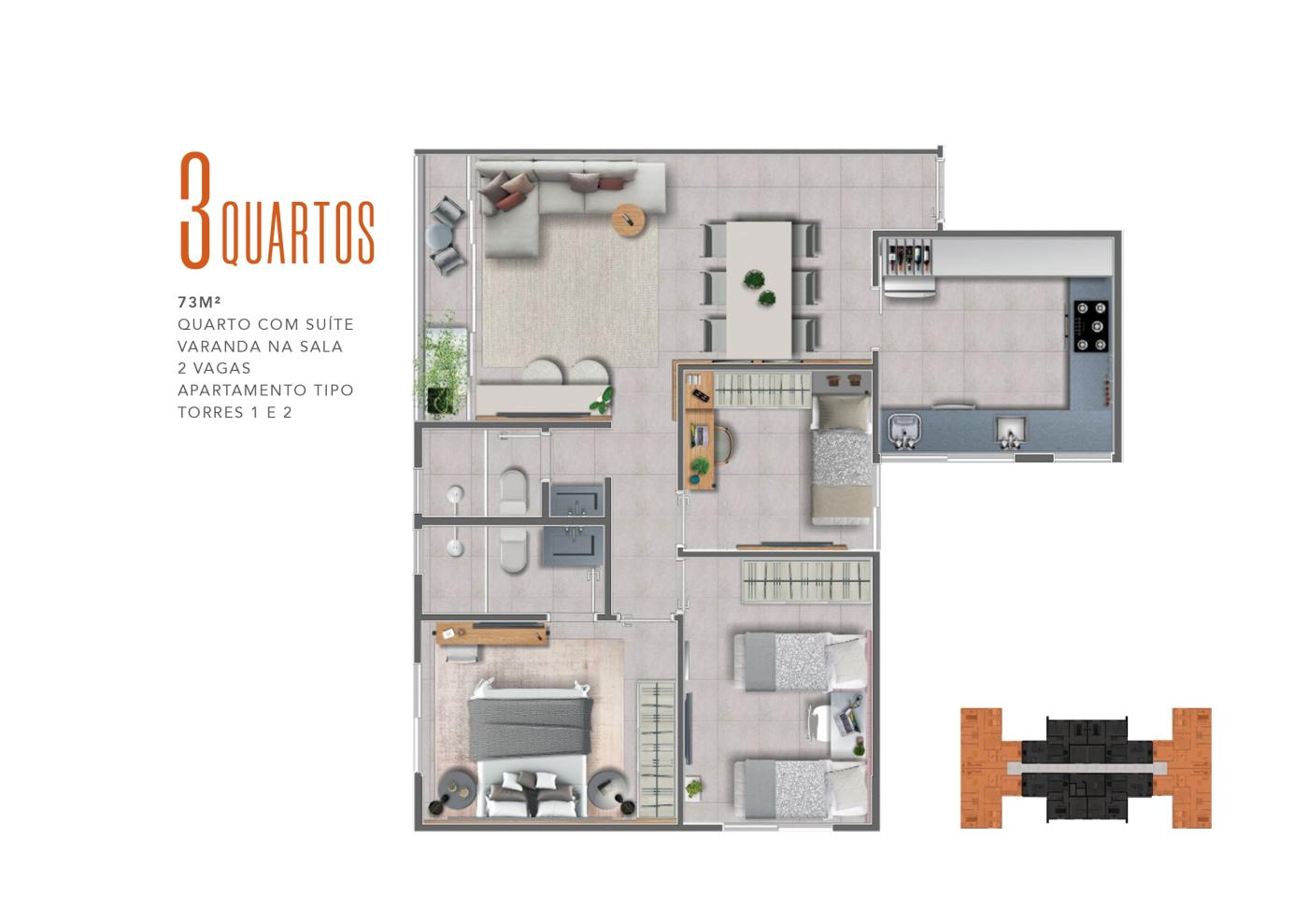 Apartamento, 3 quartos - Foto 33