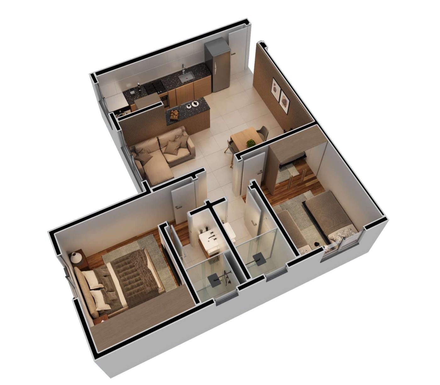 Apartamento, 2 quartos - Foto 5