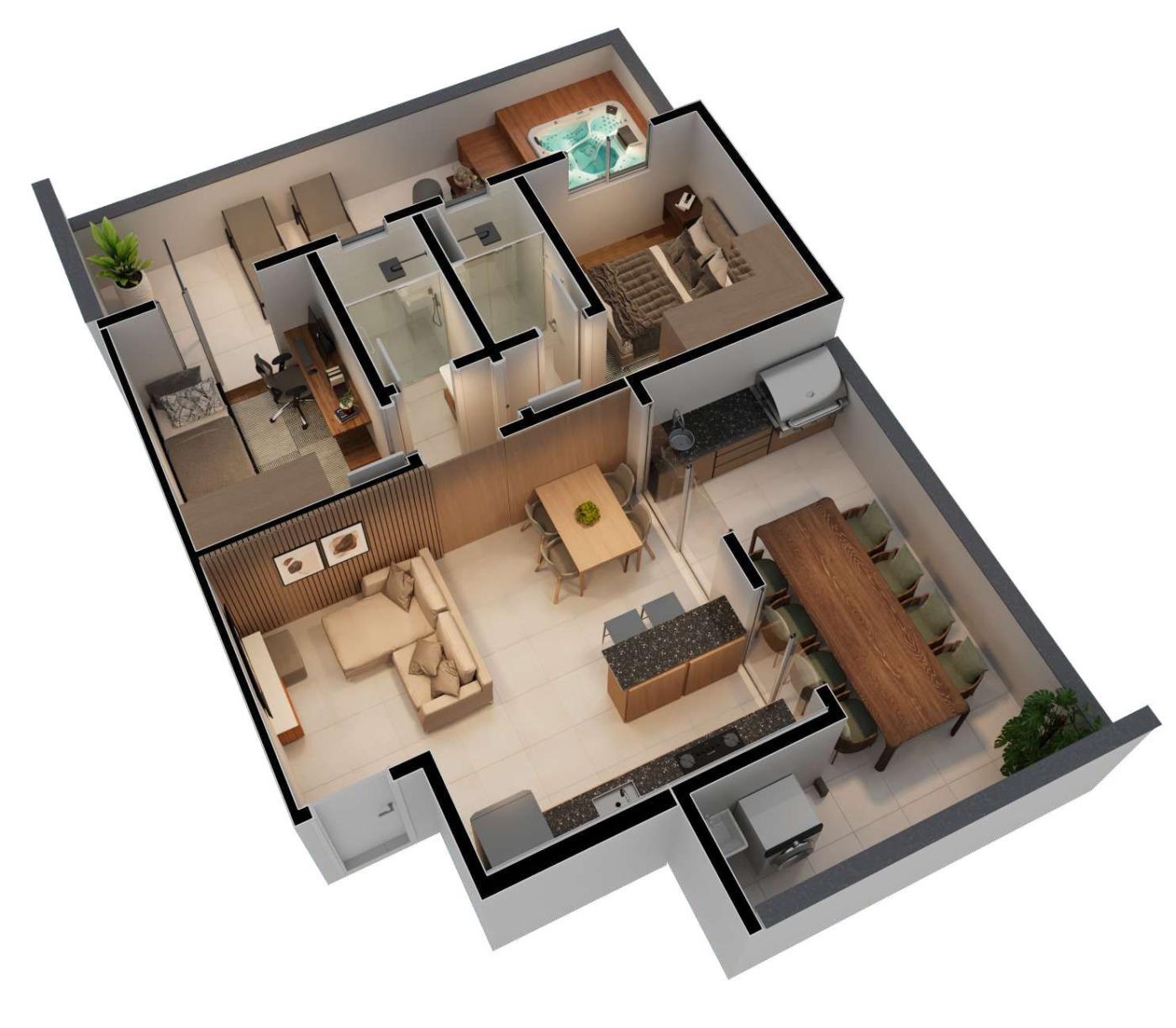 Apartamento, 2 quartos - Foto 8