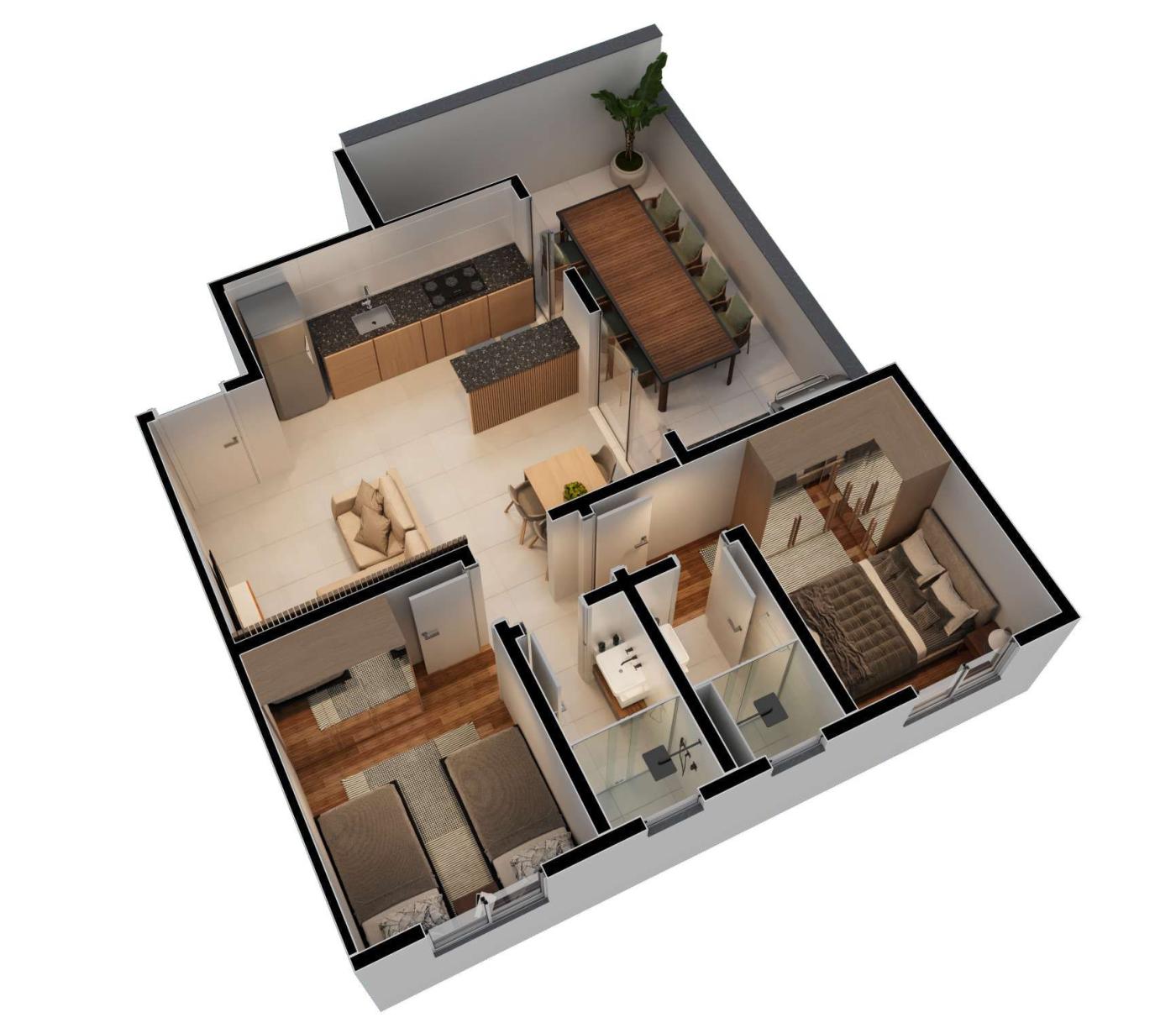 Apartamento, 2 quartos - Foto 11