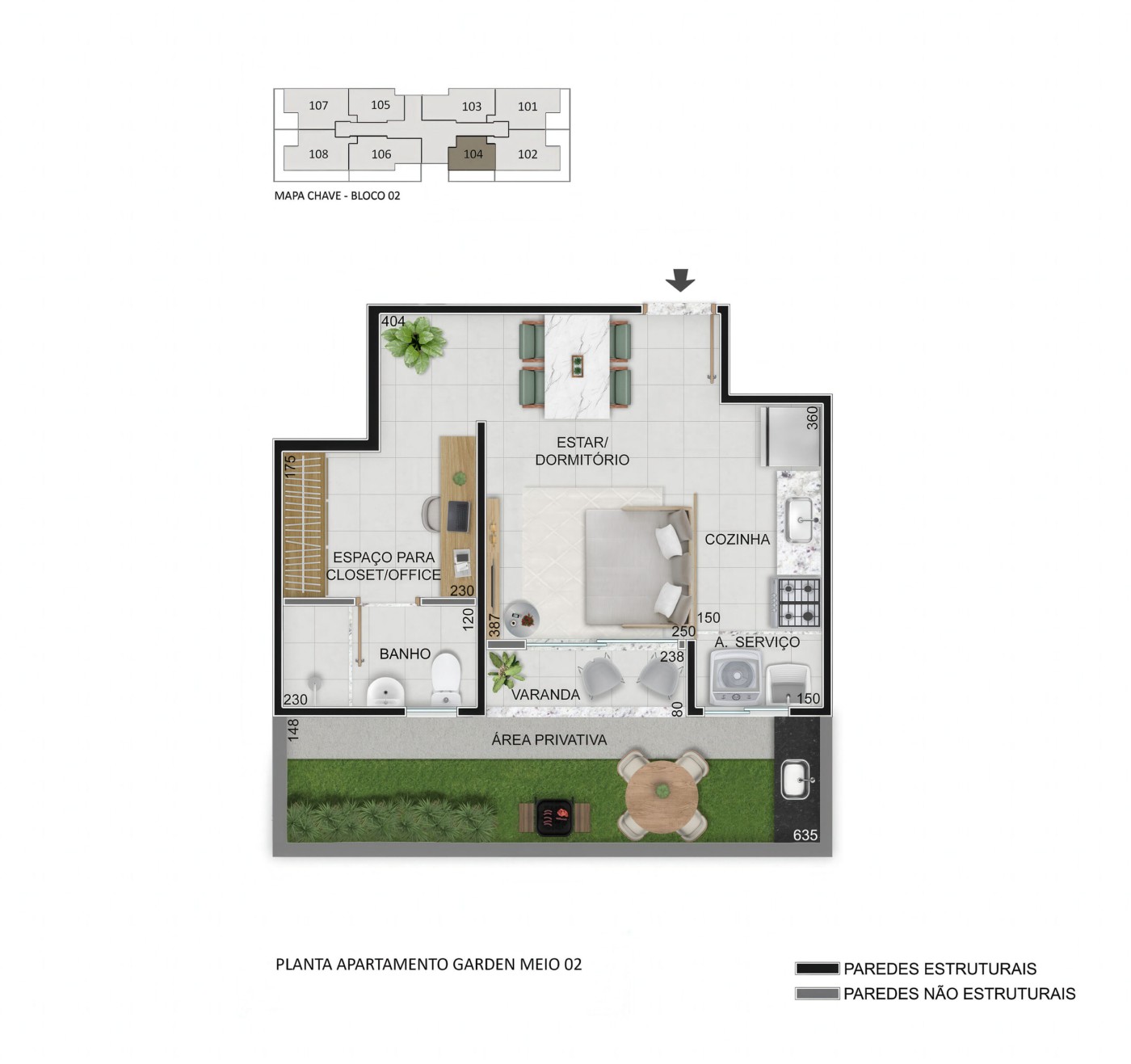 Apartamento, 2 quartos - Foto 37
