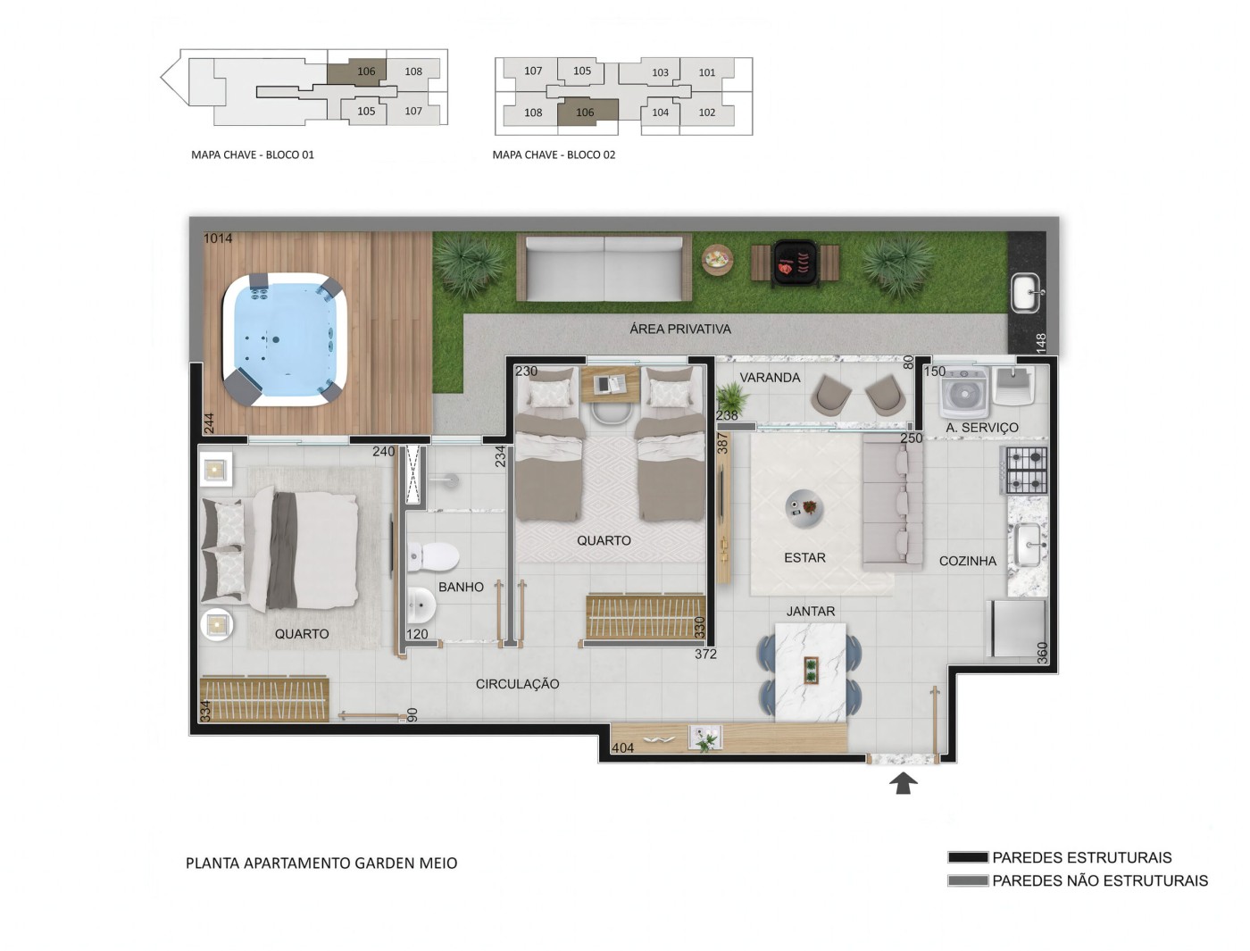 Apartamento, 2 quartos - Foto 39