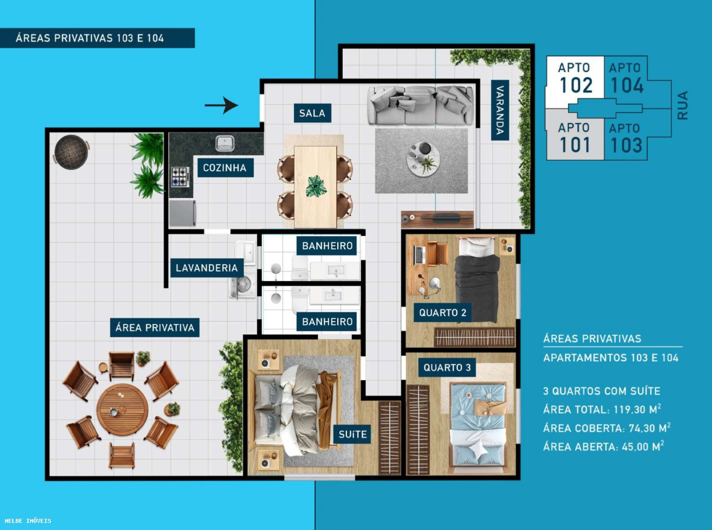 Apartamento, 3 quartos - Foto 7