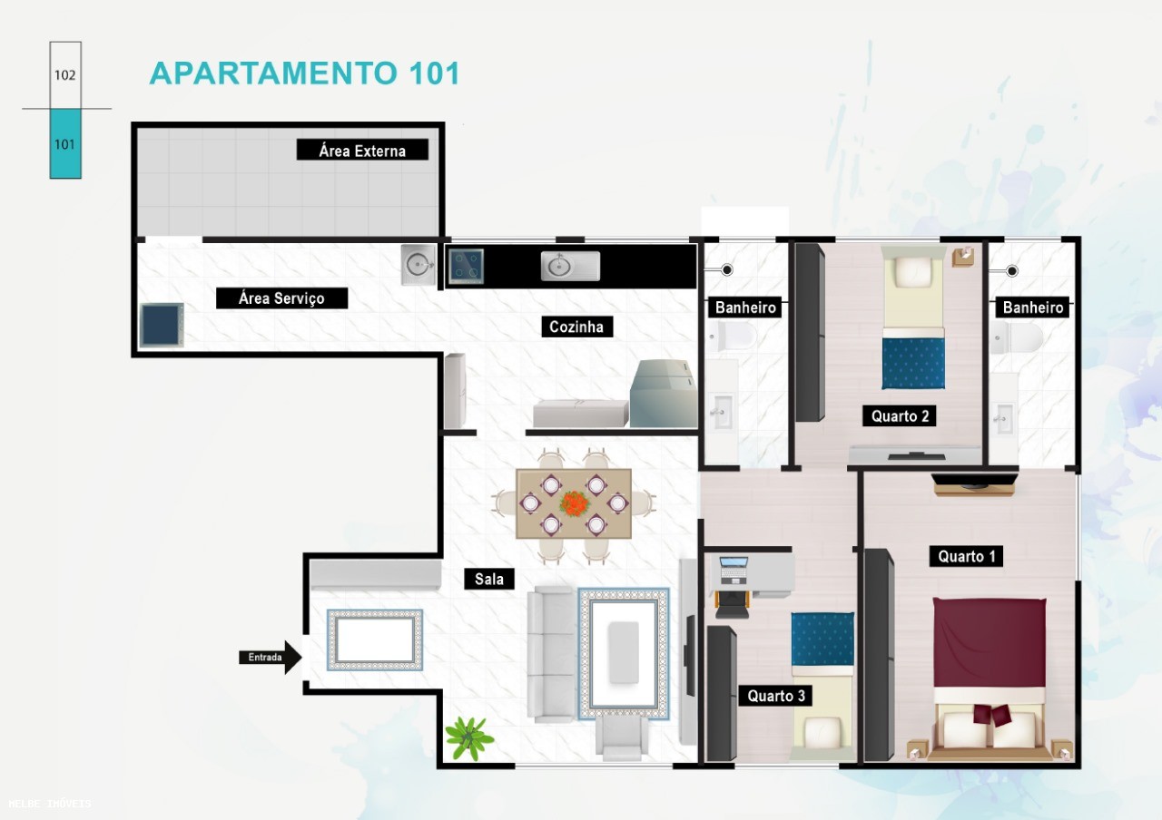 Apartamento, 3 quartos - Foto 11