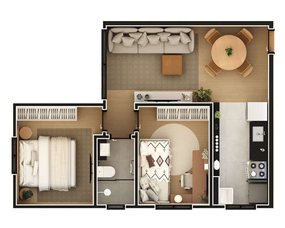 Apartamento, 2 quartos - Foto 10