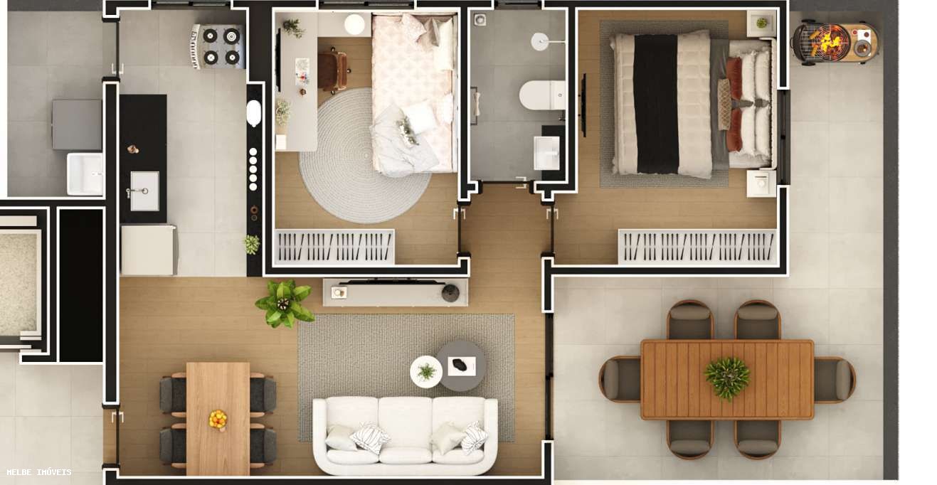 Apartamento, 2 quartos - Foto 14