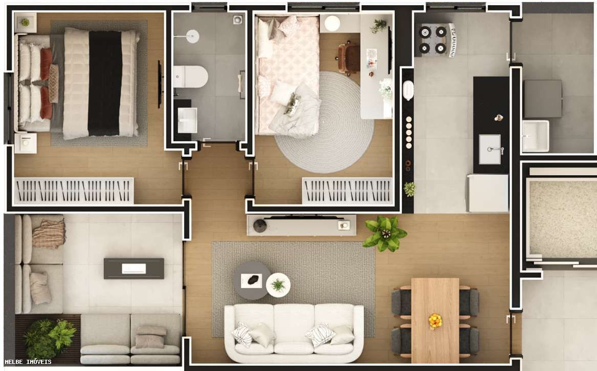 Apartamento, 2 quartos - Foto 12