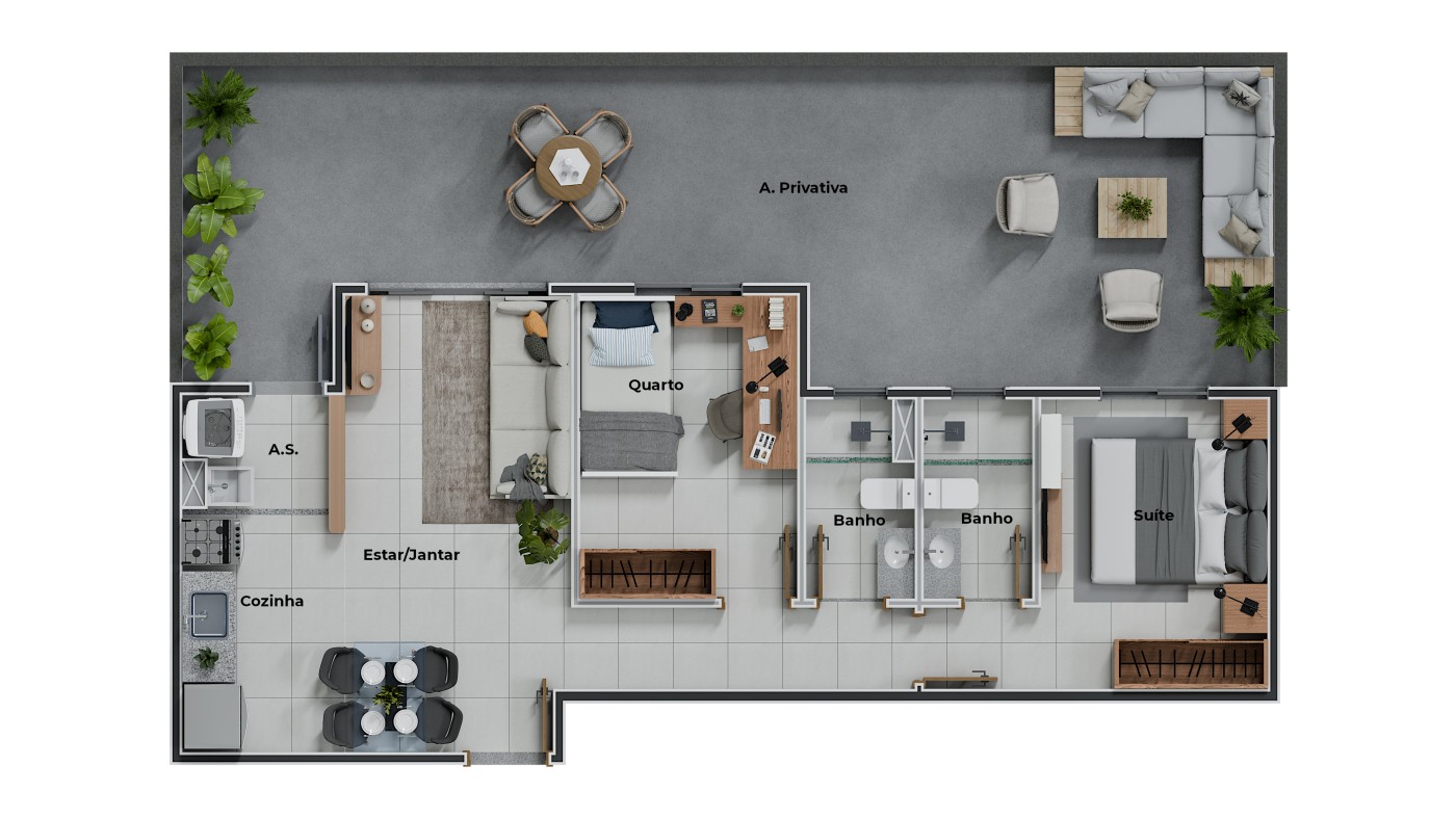 Apartamento, 2 quartos - Foto 31