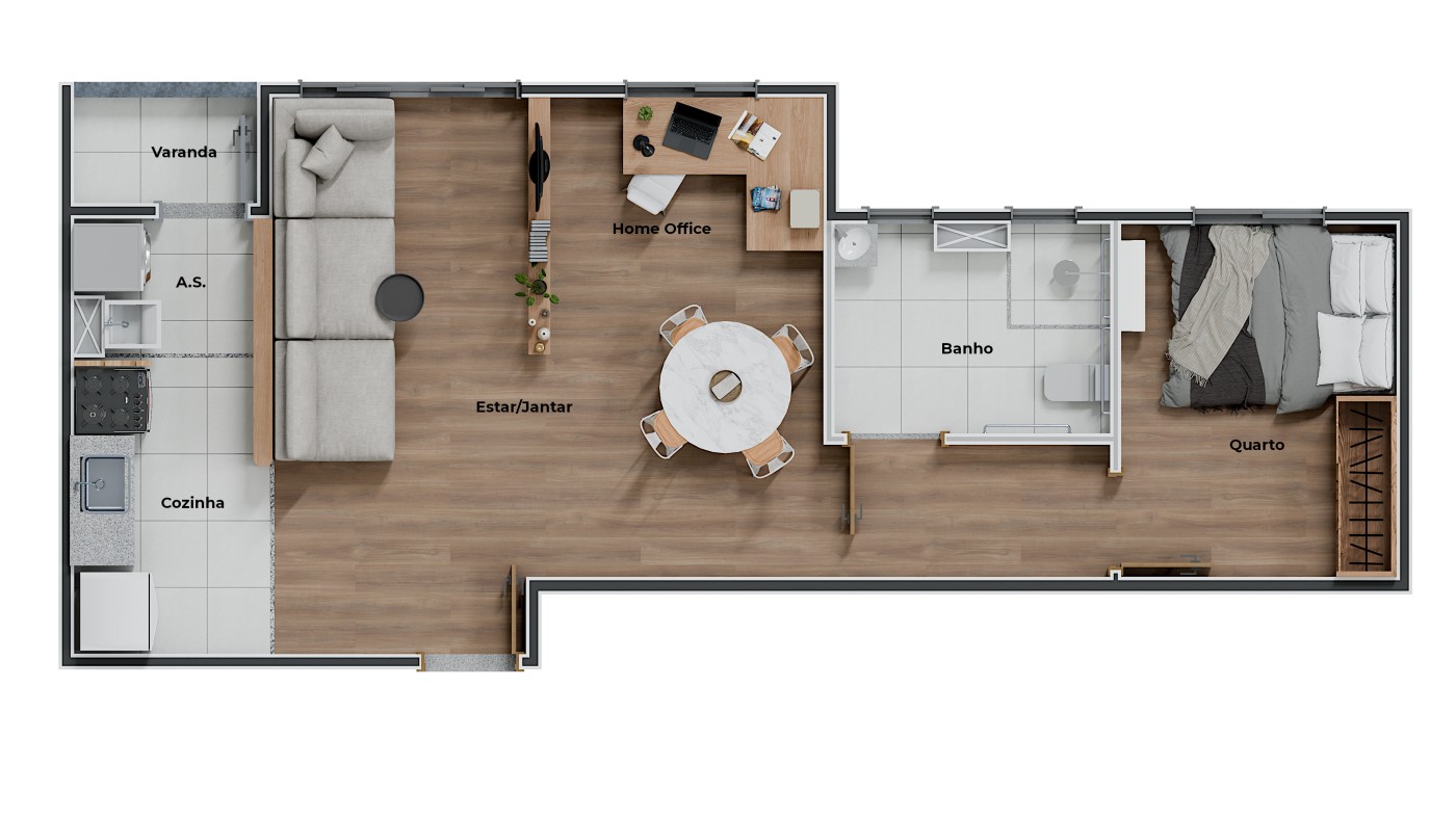 Apartamento, 2 quartos - Foto 33