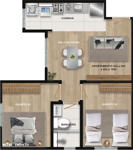 Apartamento, 2 quartos - Foto 13
