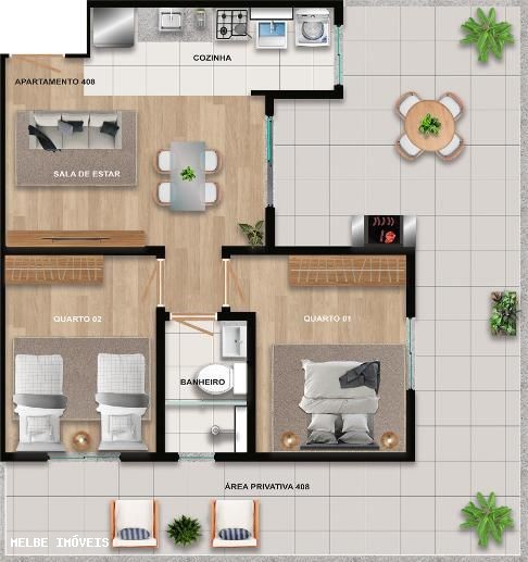 Apartamento, 2 quartos - Foto 18