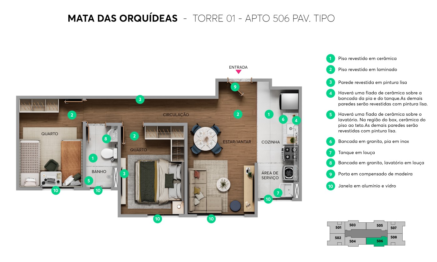 Apartamento, 2 quartos - Foto 11