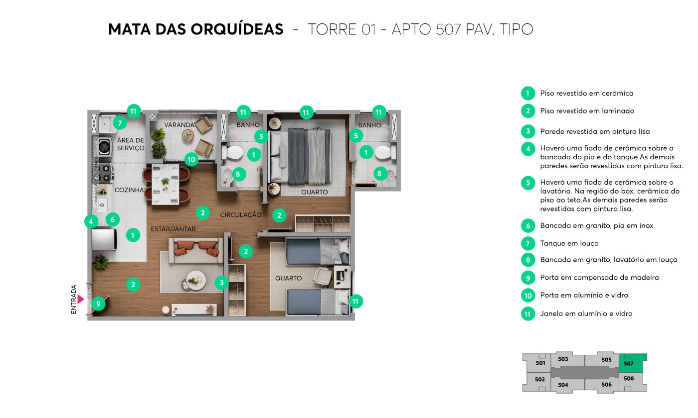 Apartamento, 2 quartos - Foto 10