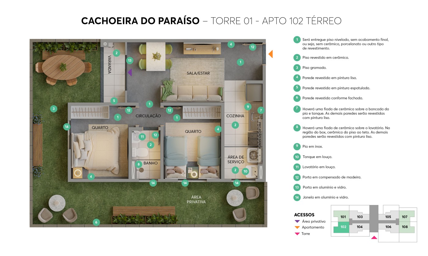Apartamento, 2 quartos - Foto 17